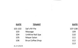 North Beach Shoppes Siteplan